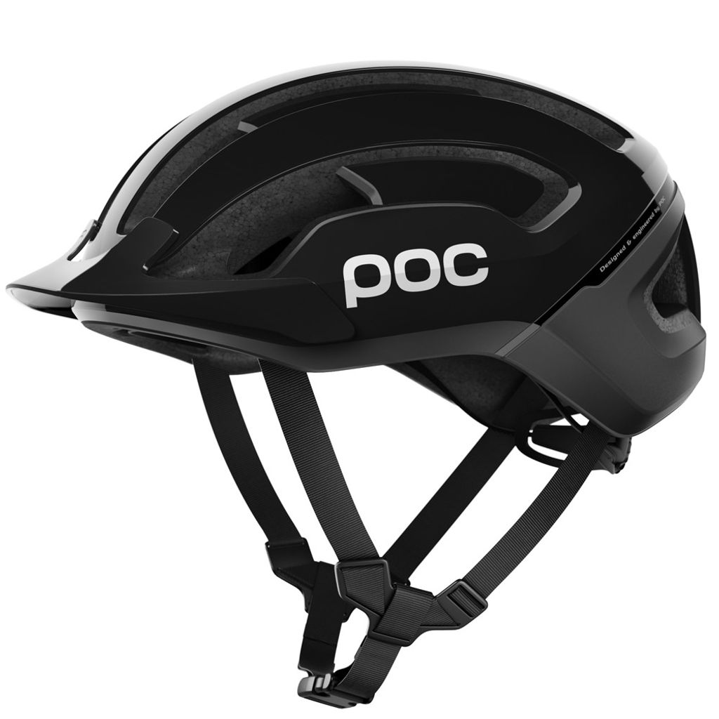 POC Omne AIR Resistance SPIN Fahrradhelm, Farbe:Uranium Black, Größe:S