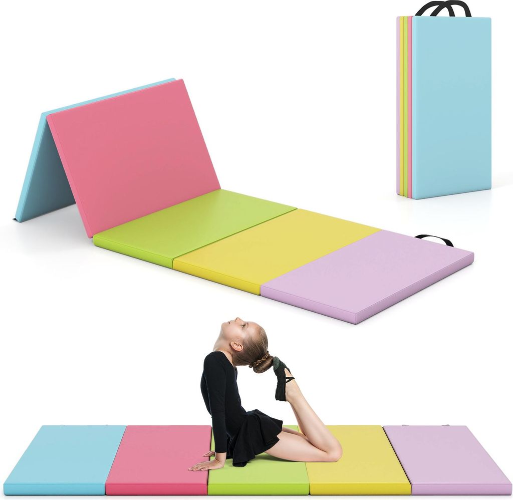 COSTWAY skladacia podložka do telocvične, 200 x 75 cm mäkká Obrázok produktu 