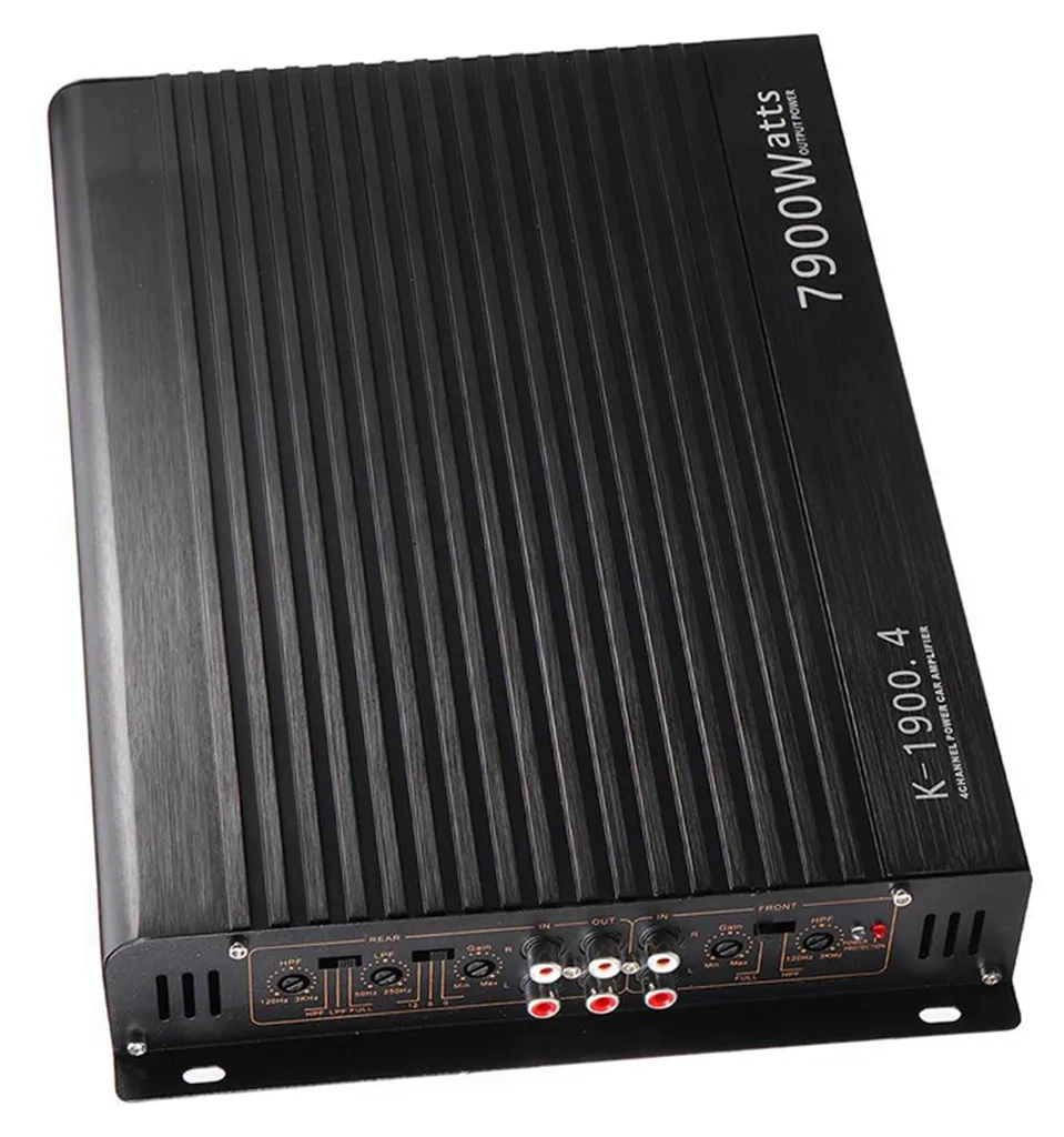Fini le Son Faible avec cet Amplificateur Voiture 7900W 4 Canaux en Aluminium