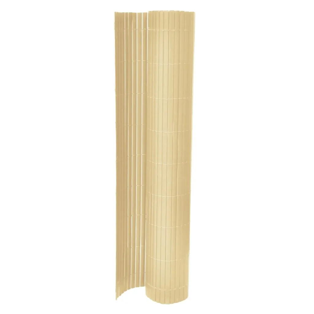 Brise-vue balcon PVC jaune 90x300 cm pour protéger des regards voisins
