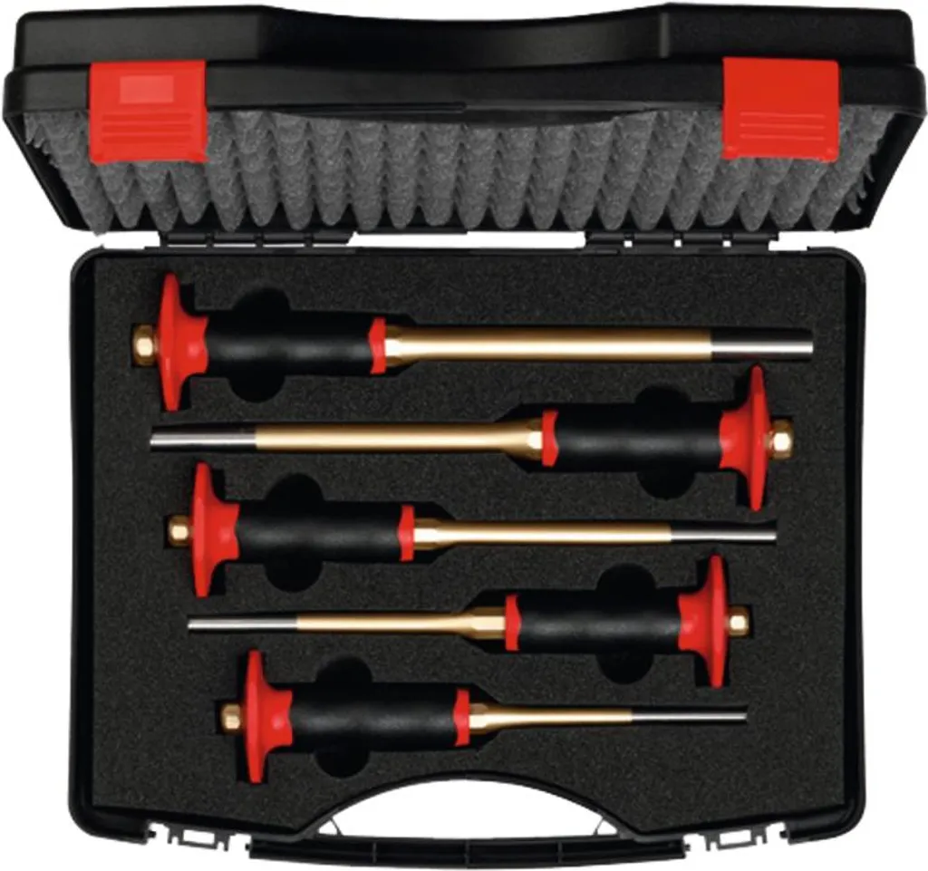 Knipex chasse-goupilles XXL jeu de 5 pièces en mallette polie robuste