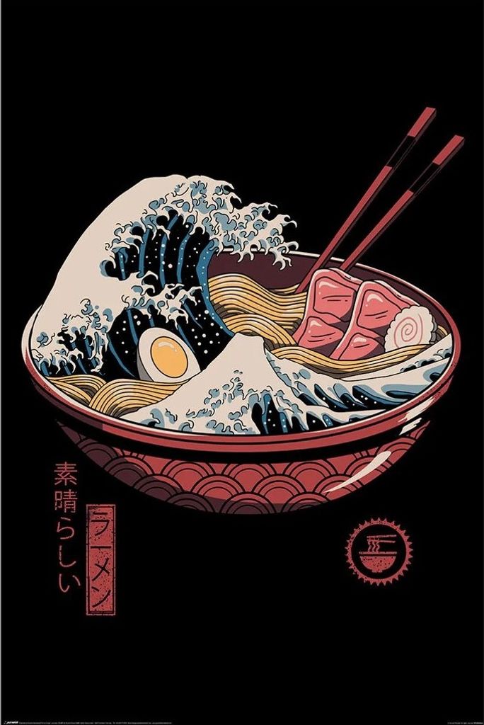 Vincent Trinidad - Great Ramen Wave - Poster 61x91,5 cm