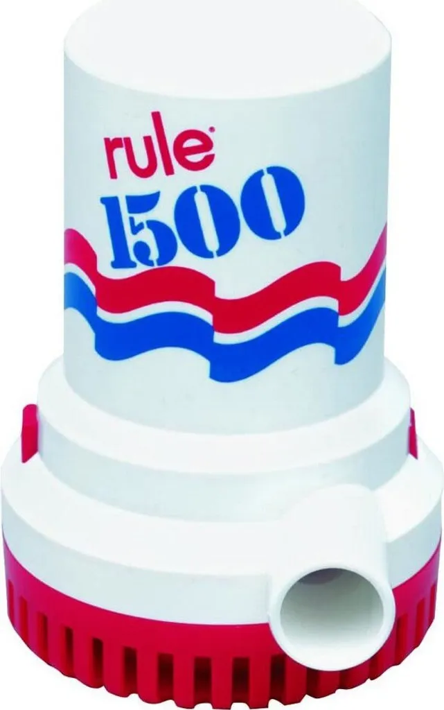 Sécurisez votre bateau avec la Pompe Rule 1500 GPH pour évacuer l'eau de cale