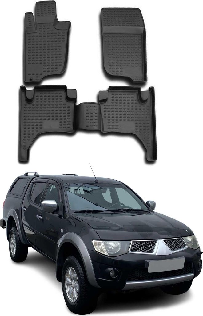 OMAC Tapis de sol pour Mitsubishi L200 2006-2015 sur mesure Image du produit 