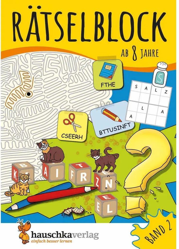 Rätselblock ab 8 Jahre - Band 2