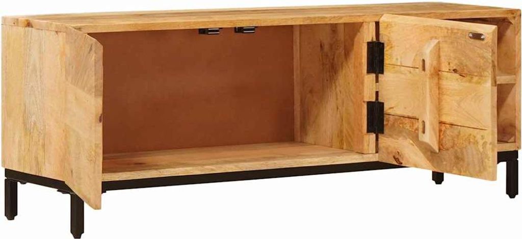 vidaXL Stauraumschränke Braun 110 x 30 x 40 cm Massivholz Mango