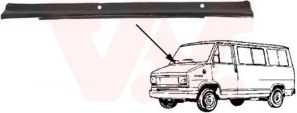 VAN WEZEL Frontscheibenrahmen 1745100 unten für FIAT DUCATO Kasten (290)