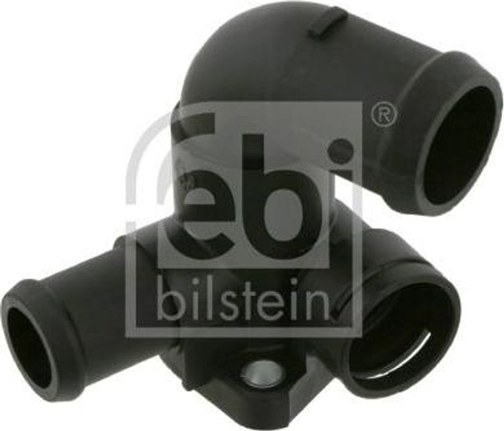 FEBI BILSTEIN 23858 Kühlmittelflansch OE 028121132B kompatibel mit Polo 6N, Caddy, Felicia