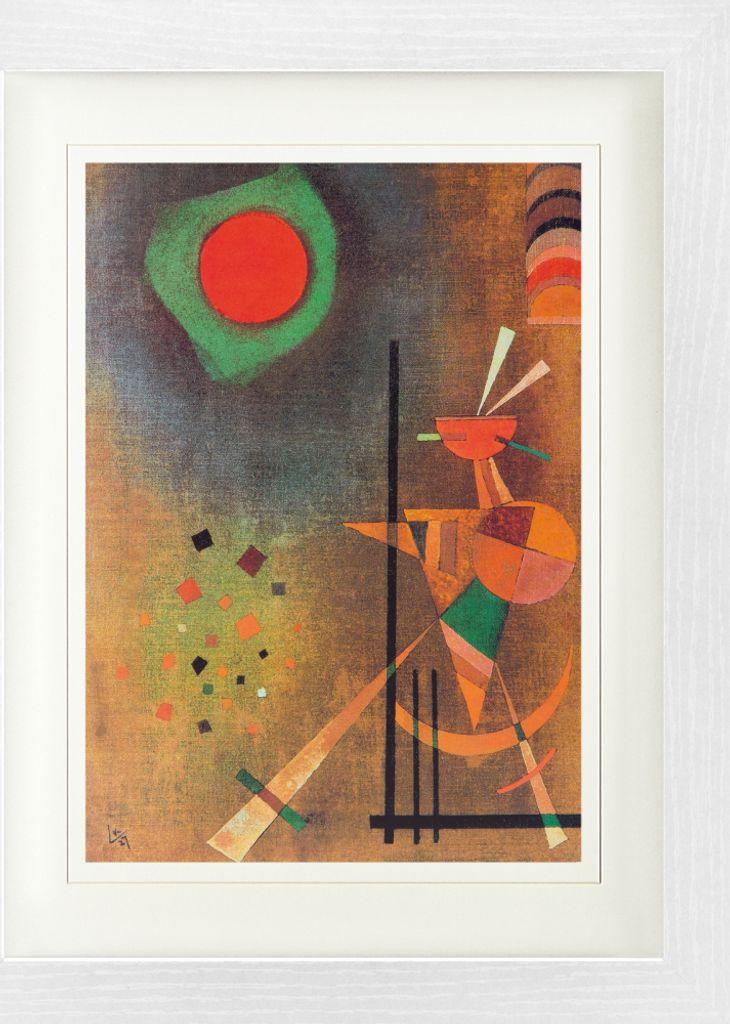 Wassily Kandinsky Gerahmtes Bild Mit Edlem Passepartout | Wand-Bilder | Im Bilderrahmen - Aufleuchten, 1927 (40 x 30 cm)