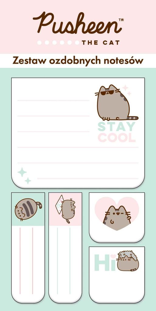 Majewski Pusheen dekorative Haftnotizen Set