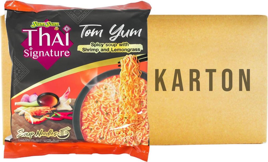 Yum Yum Instantnudeln Tom Yum Spicy 10x100g