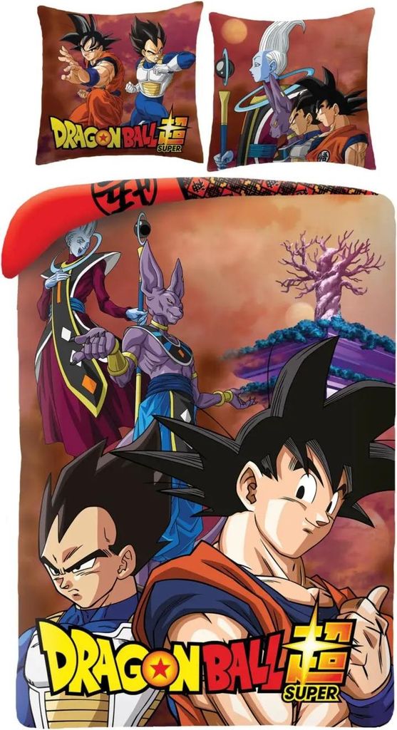 Poszwa na kołdrę Dragon Ball Z Goku en Vegeta 140 x 200 cm Zdjęcie produktu 