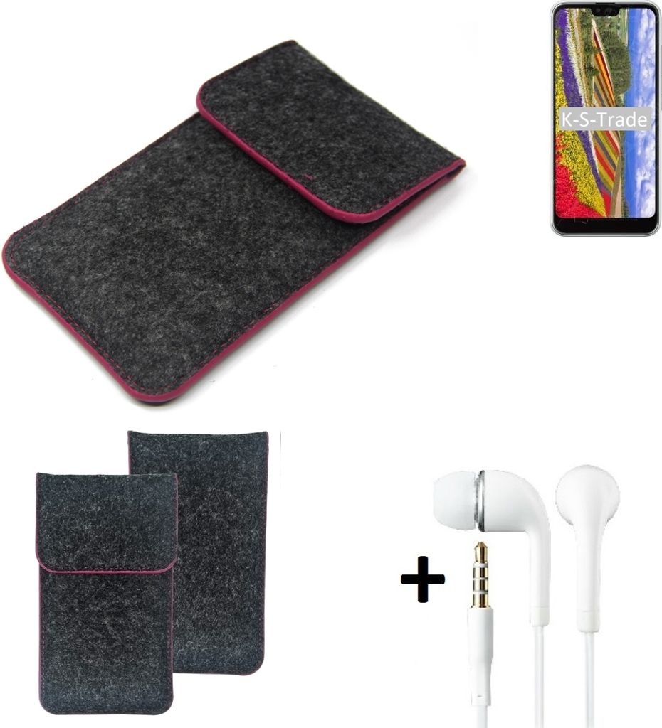 K-S-Trade Handy Hülle Schutz Hülle kompatibel mit Kyocera GRATINA KYV48 Schutzhülle Handyhülle Filztasche Pouch Tasche Case Sleeve Filzhülle