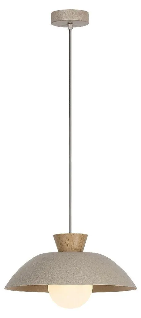 Suspension Luminaire Golnar Rabalux Beige en Métal et Verre G9