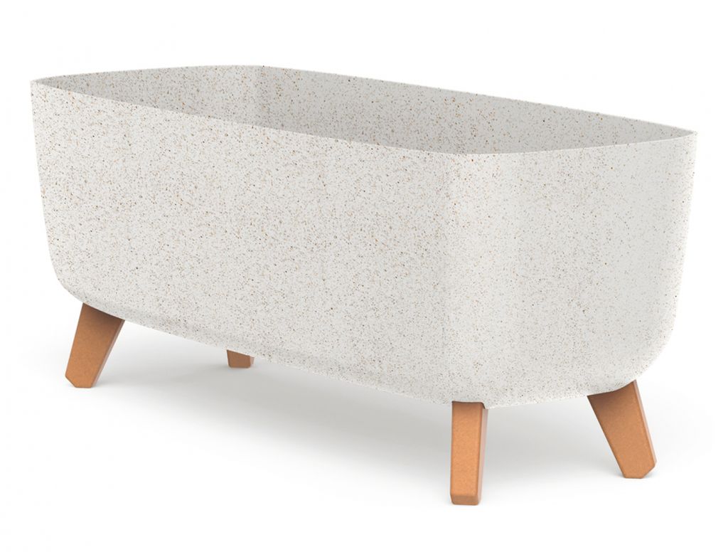 Prosperplast s.r.o. CASSETTA GRACIA ECO WOOD 58 cm, bianco Immagine del prodotto 