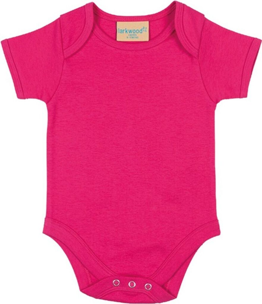 Larkwood - Bodysuit für Kleinkind kurzärmlig PC7397 (62) (Fuchsie)