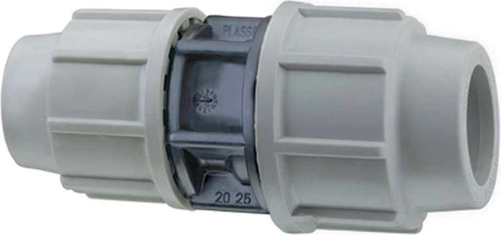 PLASSON Kupplung reduziert, 7110, 3/4"x1/2", 25-20 mm, 1 Stk.