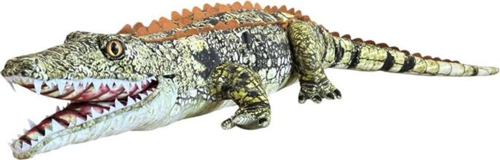 Krokodil grau 90cm 33048