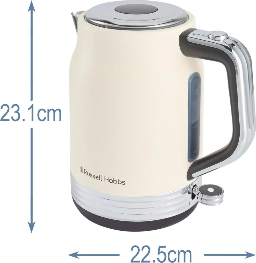 Bouilloire 1,7L Russell Hobbs 28640-70 Hanley idéale pour Grande Famille
