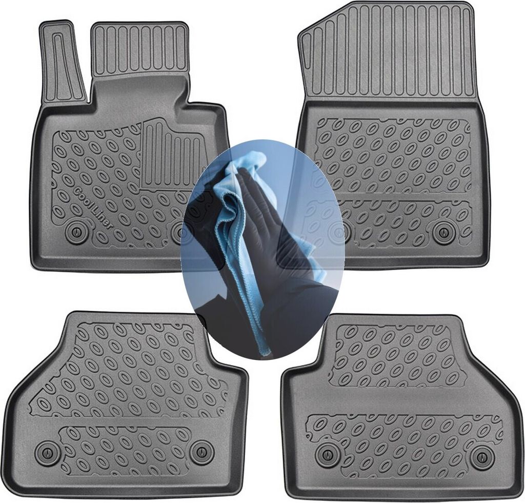 Z509008 TPE-Gummifußmatten kompatibel mit BMW X4 xDrive F26 Steilheck Geländewagen SUV 5-türer 2014-2018