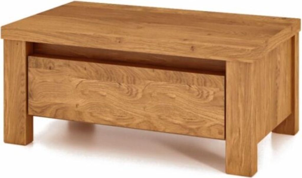 Nachttisch Tinci 1 Wildeiche massiv mit 1 Schublade B 51 x H 23 x T 30 cm