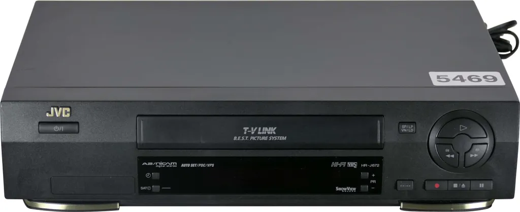 JVC HR-J672 Magnétoscope Hi-Fi 4 Têtes avec Technologie Vidéo B.E.S.T.