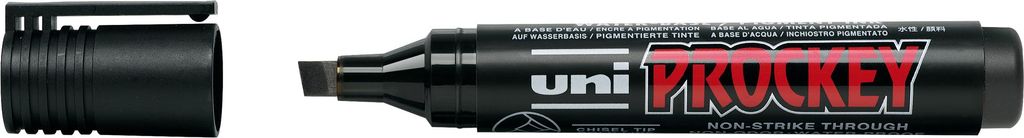 Mitsubishi Marker uni PROCKEY Keilspitze schwarz Produktbild 