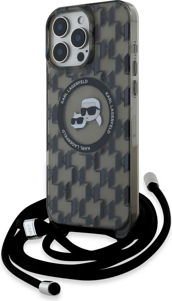 Custodia iPhone 16 Pro Max 6.9 Karl Lagerfeld KLHMP16XHCKCKLCK Magsafe