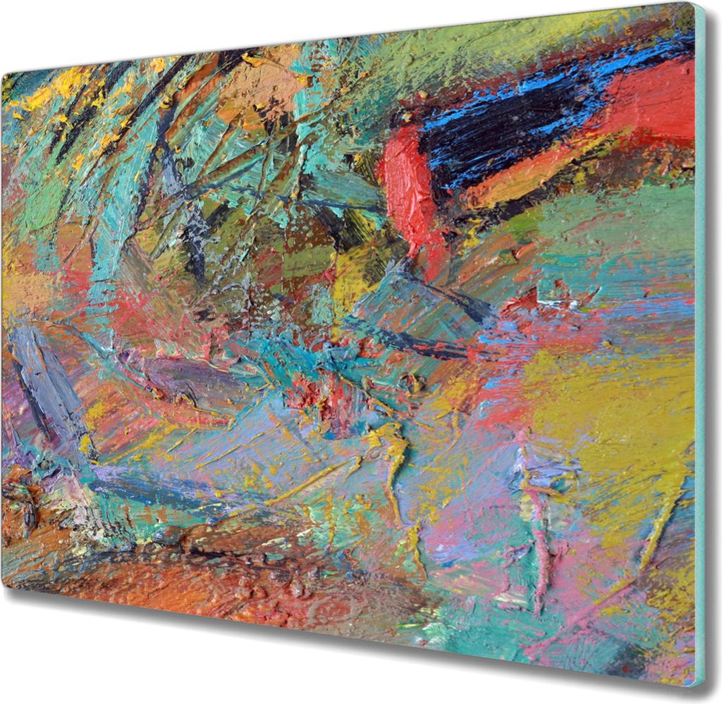 Coloray Schneidebrett Herdabdeckplatte 60x52 cm Kochplattenabdeckung Hackbrett Küchenbrett - Die Mischung aus Farbe