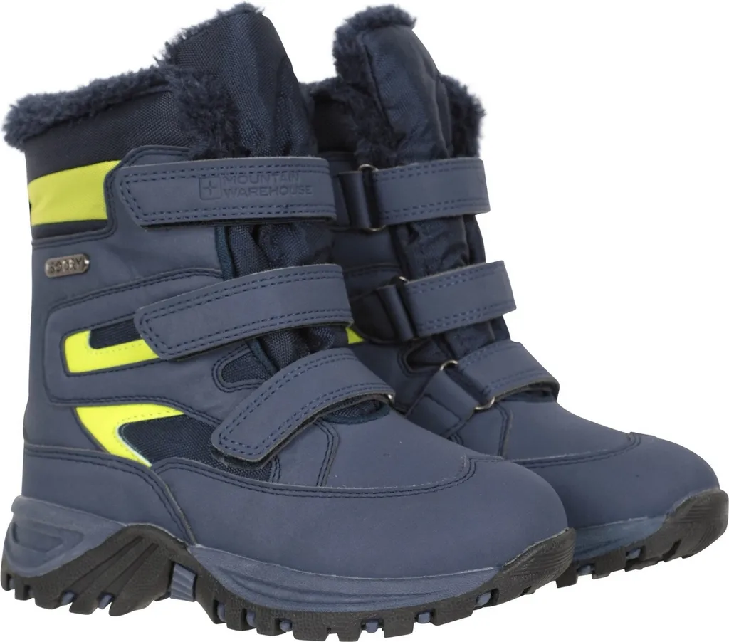 Chaussures d'hiver Enfant Chill MW3556 pour Randonnée et Neige Vert 27