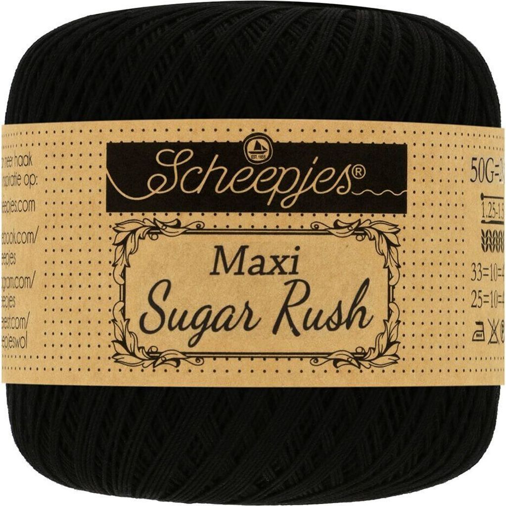 Scheepjes Maxi Sugar Rush 50g (110) Black