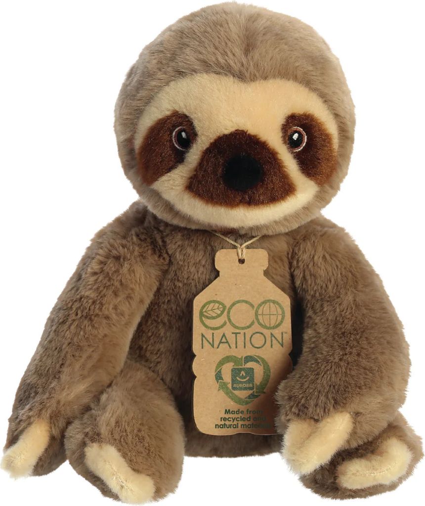 Aurora Eco Nation Schimpanse Plüschtier - 24 Cm, Braun, Kuschelig Und Waschbar