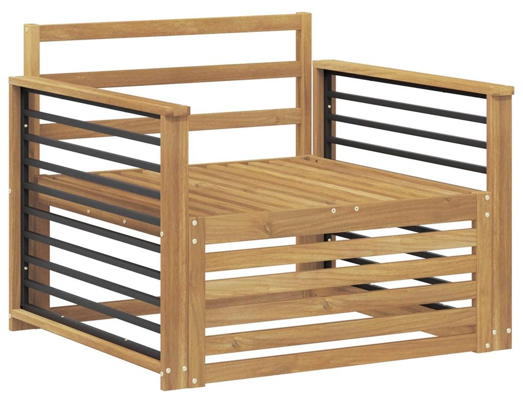 “2026 Modern“ Weiß Outdoor-Sofa Massivholz Akazie Weiß - Designermöbel 69004 - Gartensofas
