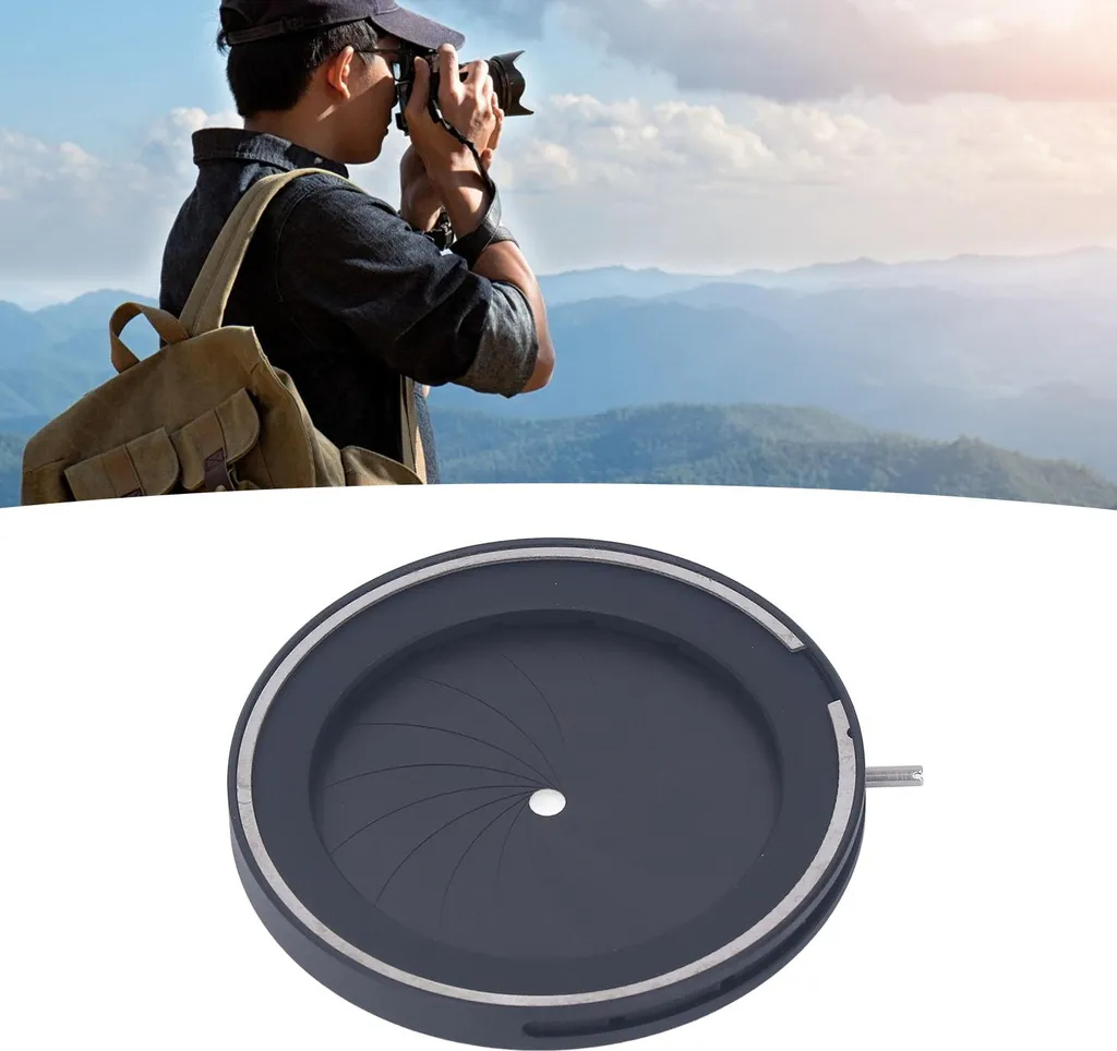 Diaphragme optique léger en aluminium avec ouverture variable 44mm - 5