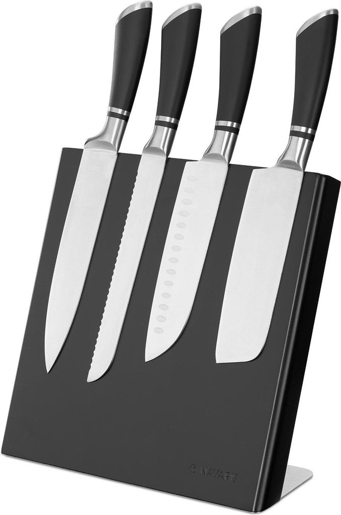 Navaris Messerhalter magnetisch aus Kautschuk Produktbild 