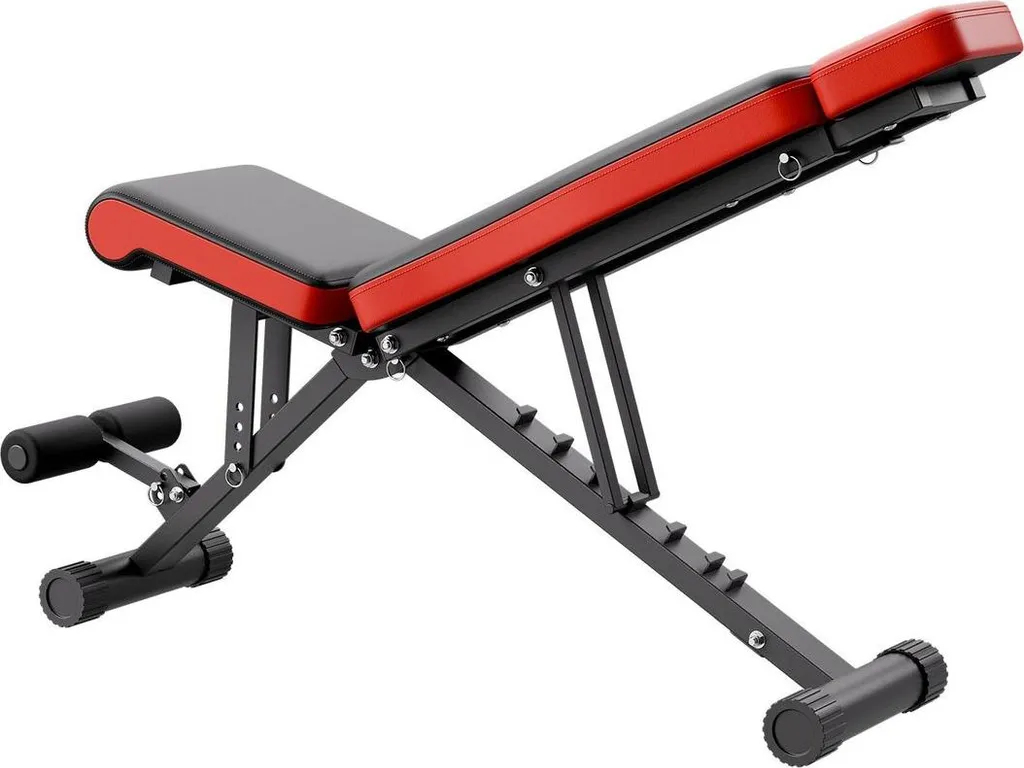 Banc d'exercice complet pliable avec support tête pour musculation Pro - 10