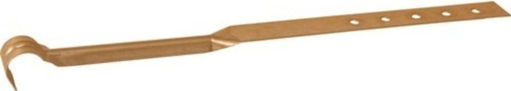 Zambelli Übereisen für Rinnenhalter Kupfer (für Rinnengrößen 250 mm bis 333 mm)