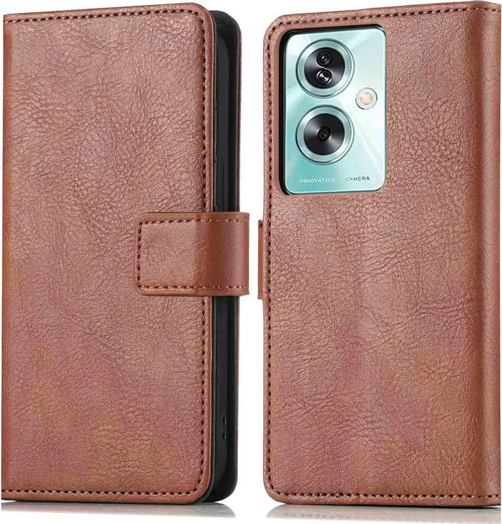 imoshion Custodia pieghevole Oppo A79 - Marrone