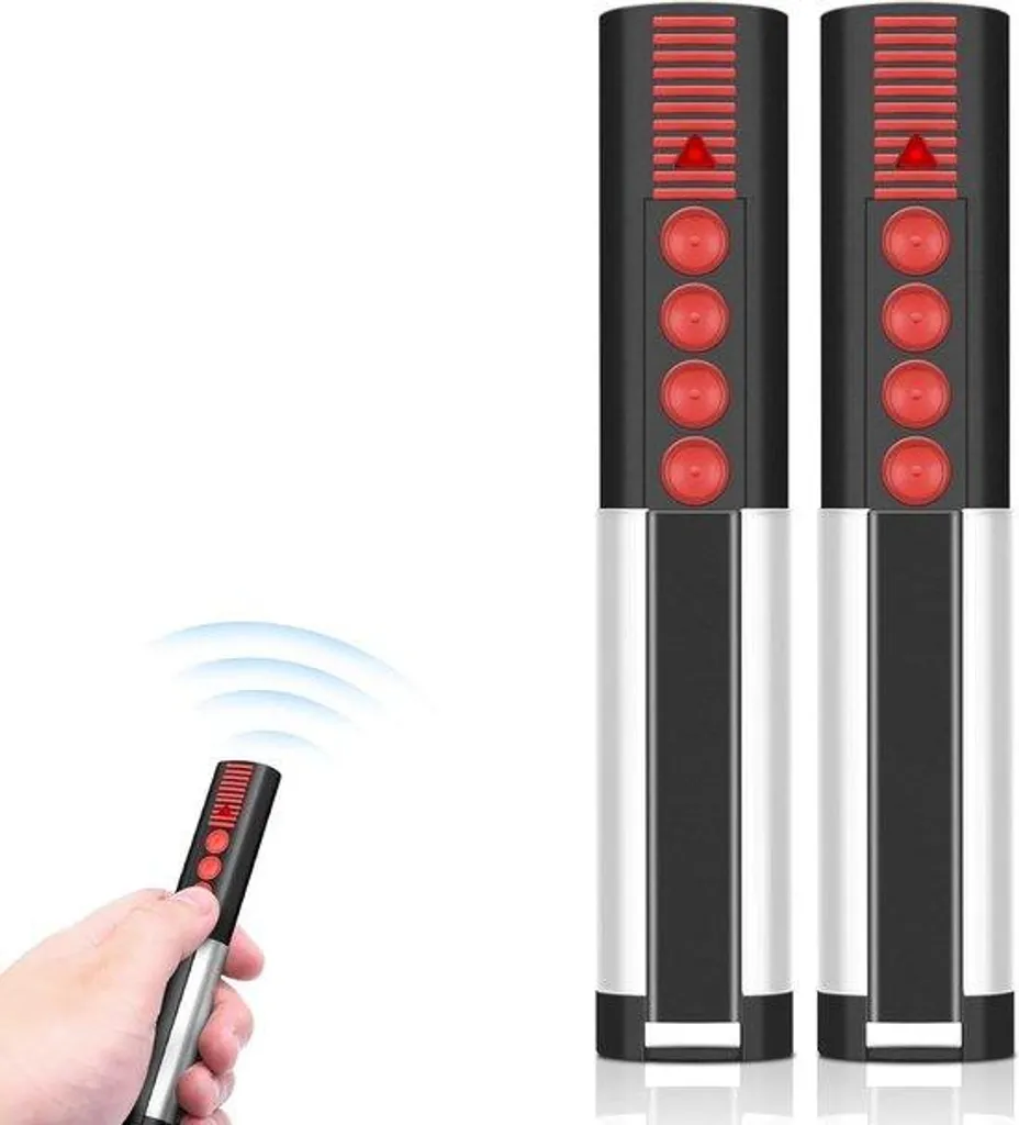 Émetteur radio pour portail et garage 434,42 MHz Hansender, Pack Duo Noir