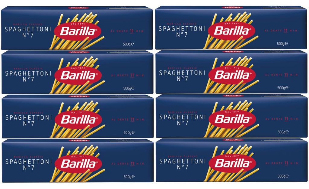 Barilla Spaghettoni Nr 7 Pasta aus Hartweizengriess 500g Produktbild 