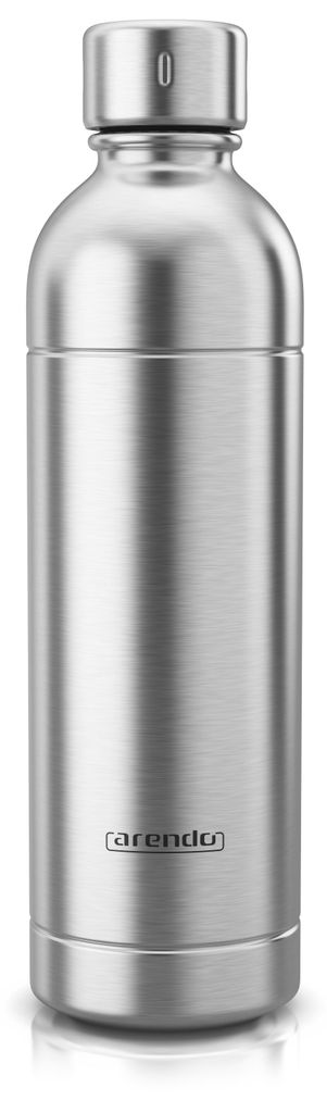 Arendo Wassersprudler Flasche Edelstahl 1000 ml, Produktbild 
