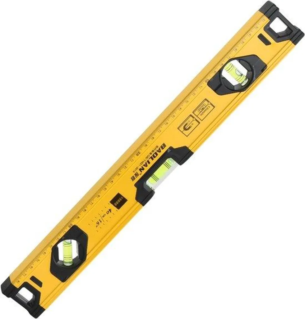 Niveau à bulle magnétique 40 cm en aluminium robuste pour bricolage