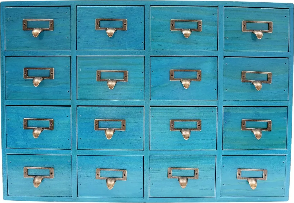 Scrivania in Legno Stile Antica Farmacia - Mobile Vintage 102x46x76 cm