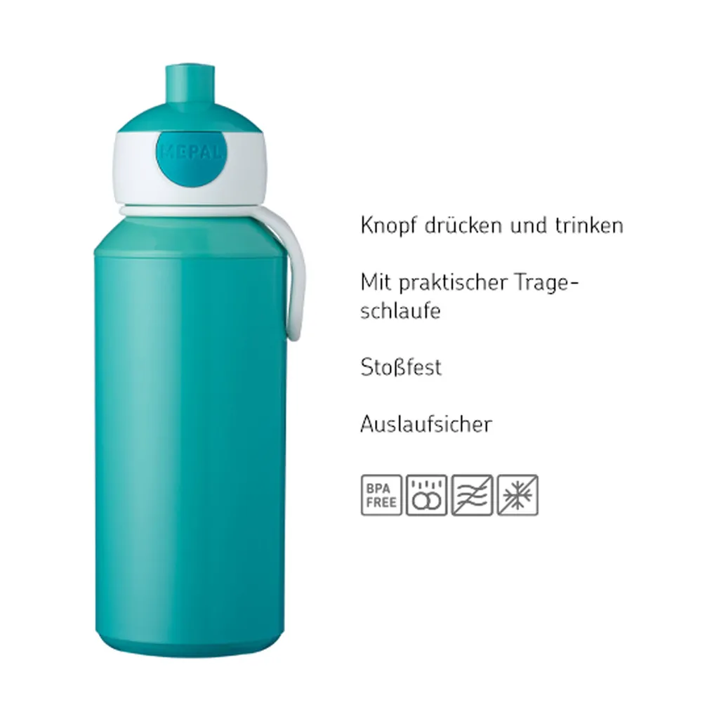 Mepal trinkflasche pop-up campus 400 ml - cool blue - 12