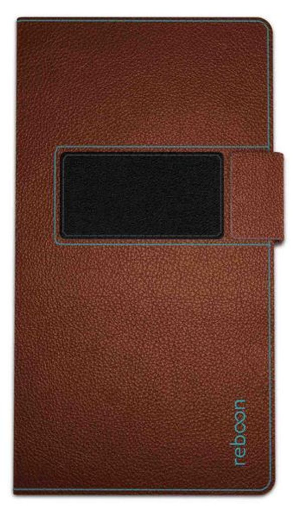 reboon booncover Tasche (Buchfalz) Apple iPhone 7 Plus, iPhone 6s Plus Smartphone - Braun - Leder Body