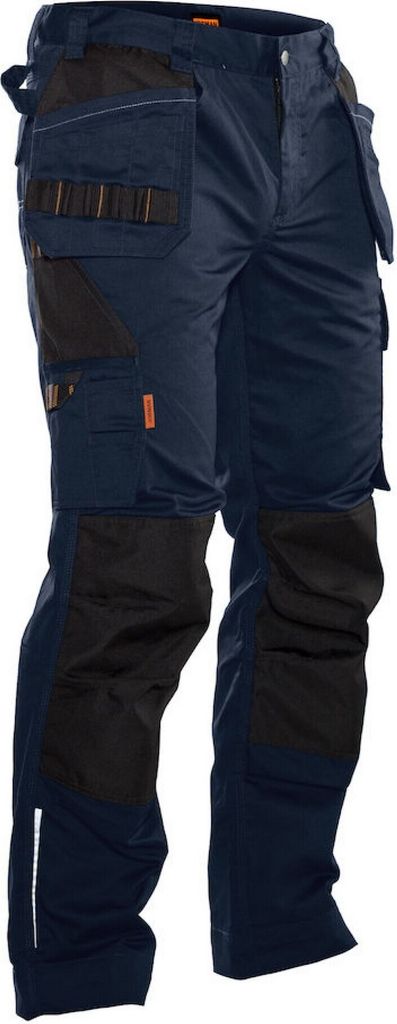 Jobman - "Craftsman" Hosen für Herren BC5621 (34R) (Marineblau/Schwarz)
