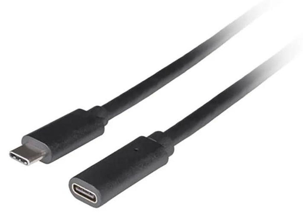 Lanberg CA-USBE-20CC-0005-BK USB Kabel USB 3.2 Gen 1 (3.1 Gen 1) 0 5 m USB C Schwarz