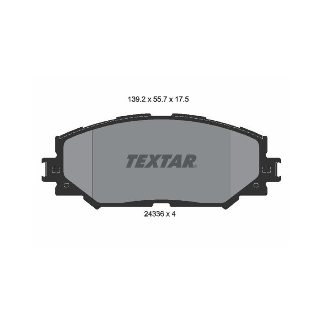 Textar Bremsbeläge vorne für Subaru Trezia Toyota Auris Corolla RAV 4 III Verso