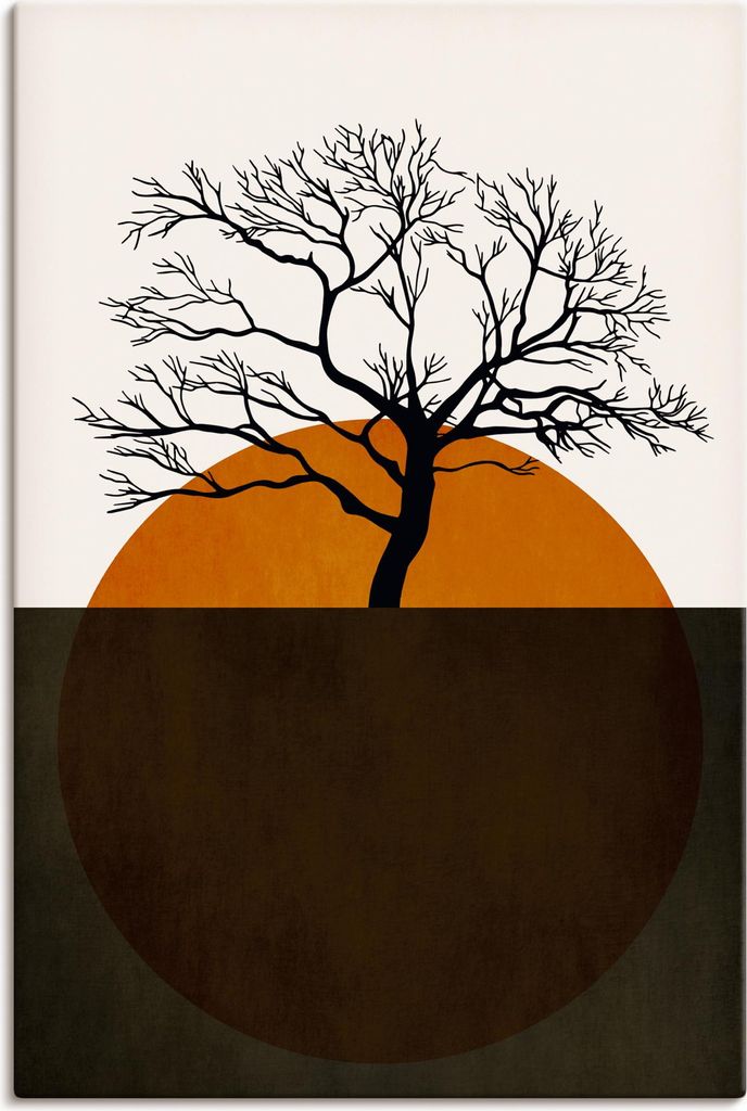 ARTland Leinwandbild Sonniger Tag der Stille Größe: 20x30 cm