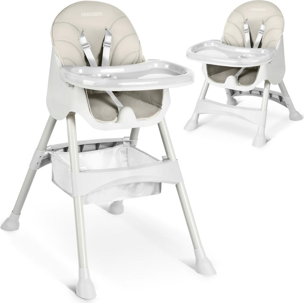 Kinderstuhl mit Tisch Milo - grau